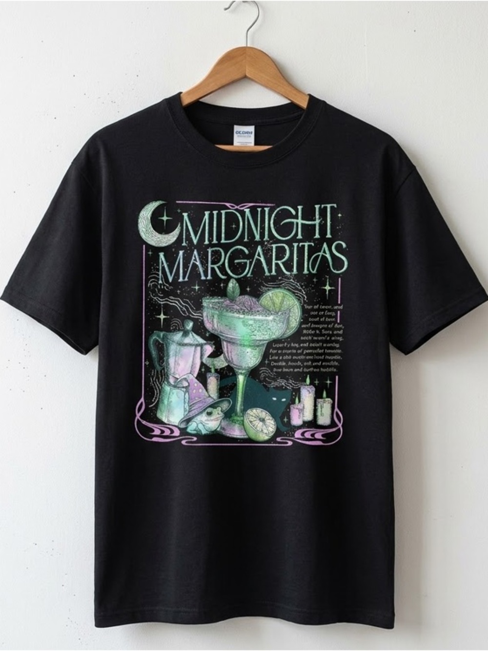 Midnight Margaritas Shirt, Halloween Spooky Drinking Tshirt